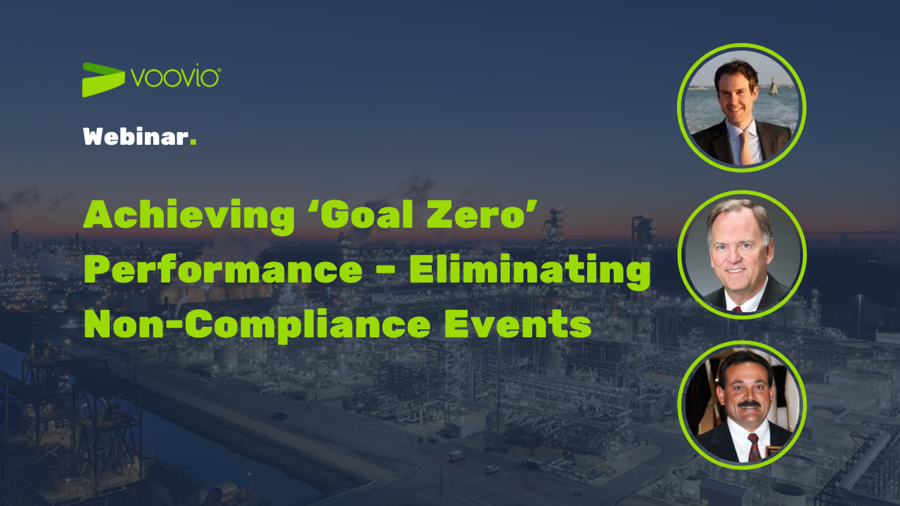 webinar with Voovio and Sam Smolik about non compliance events