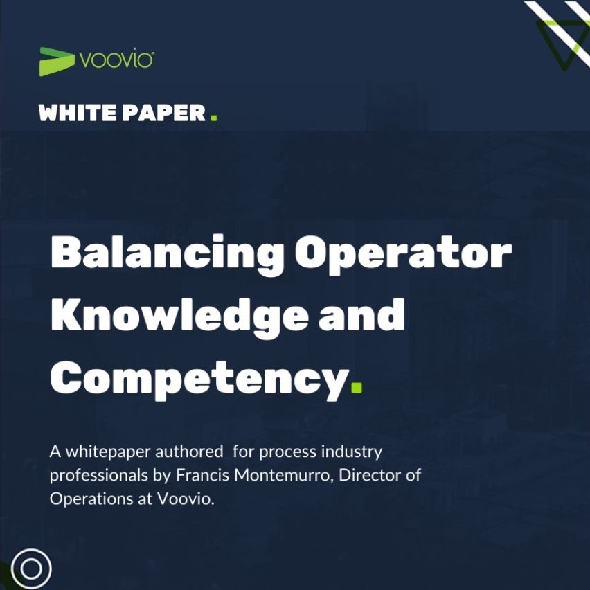 white paper voovio balancing operator knowledge and competency