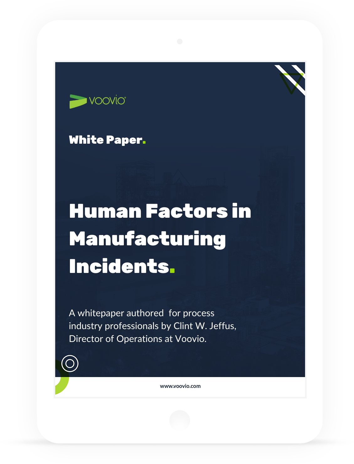 Voovio Whitepaper Human Factors in Manufacturing Incidents.