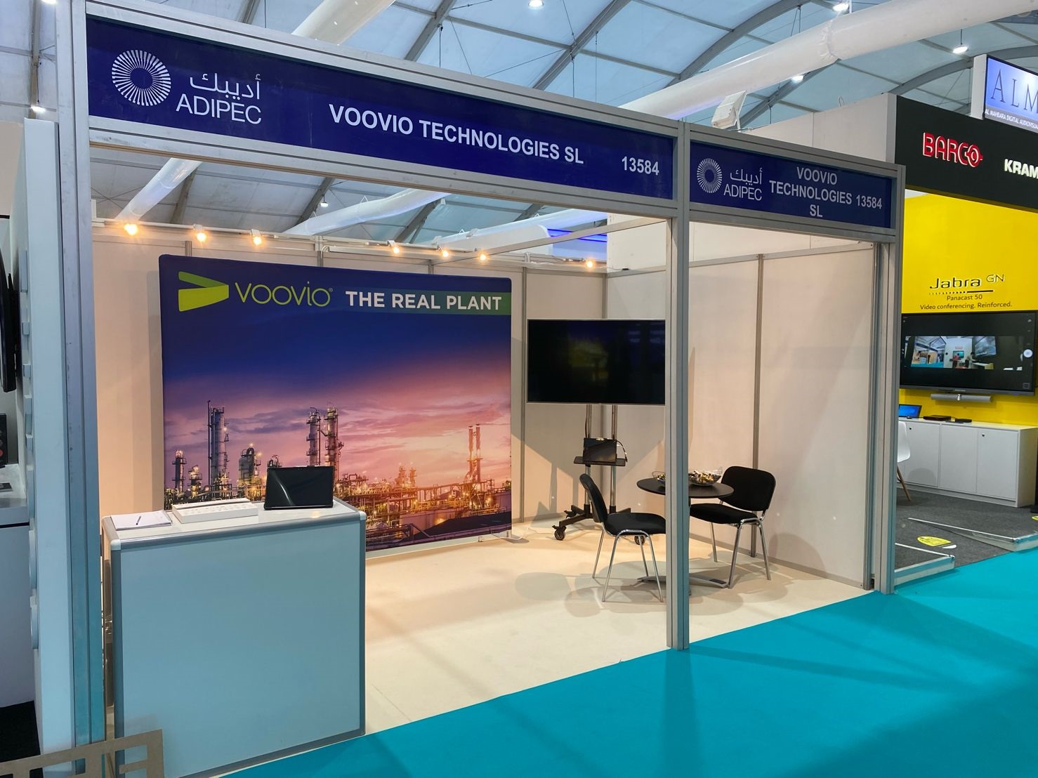 Voovio Stand at ADIPEC Exhibition and Conference