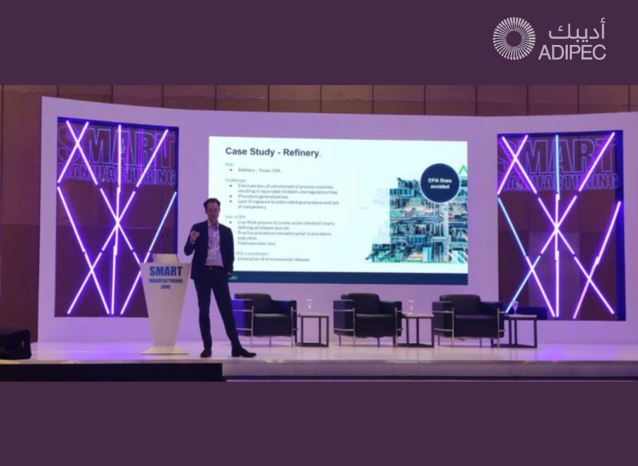 Christian McDermott at ADIPEC Smart Manufacturing