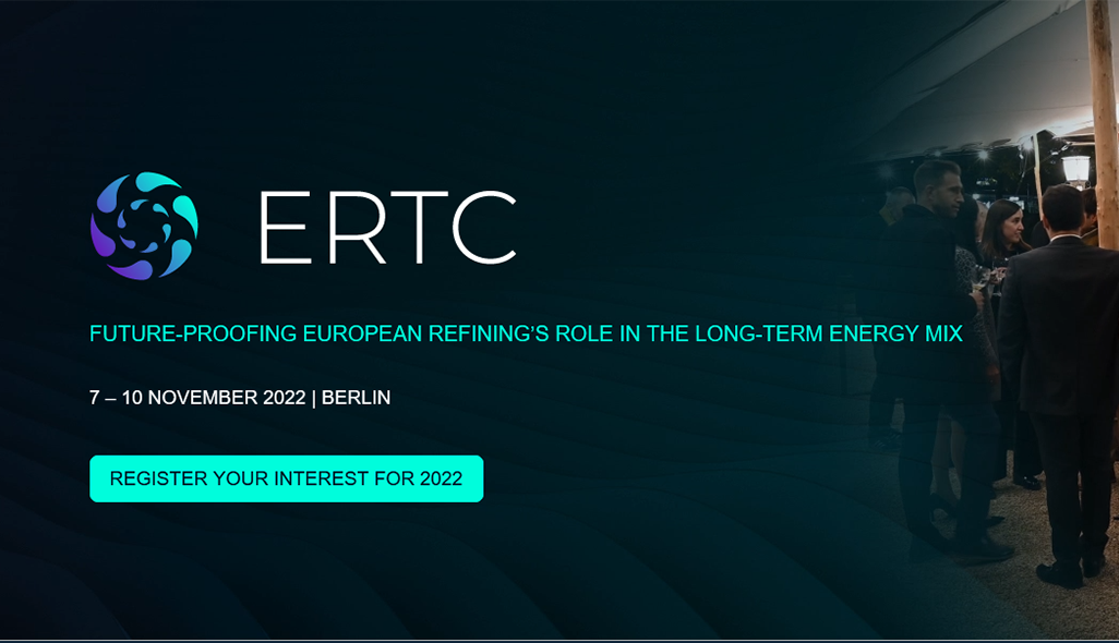 Voovio at European Refining Technology Conference 2022 in Berlin from 7 - 10 November 2022
