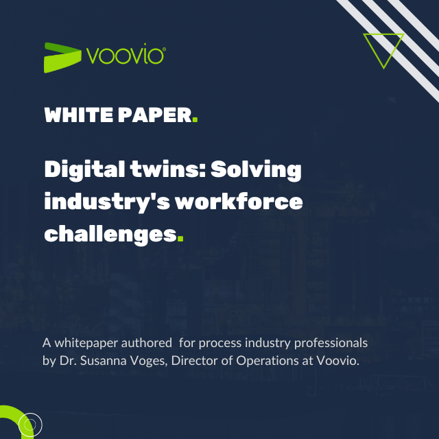 Voovio White paper Digital Twins: Solving the workforce challenges