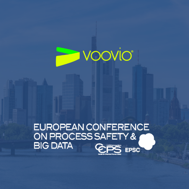 Voovio to join ECPS Big Data and Process Safety in Frankfurt