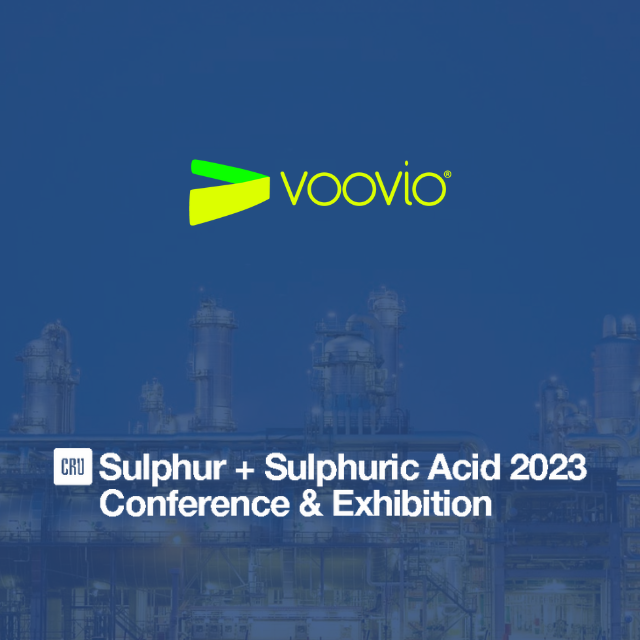 Voovio to join the CRU Phosphates Conference from February 26 - 28 2024